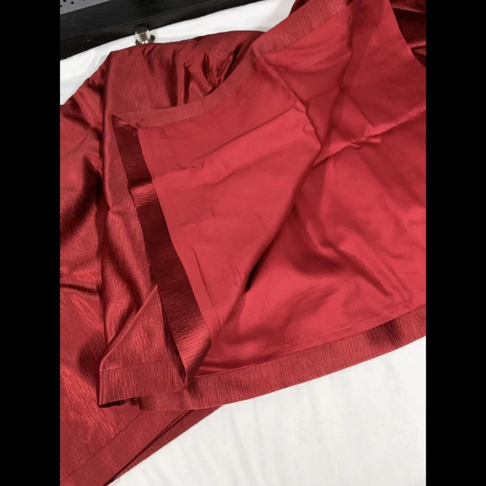 NIB Hotel Collection Luxe Border KING Duvet Cover‎ in Red